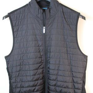 Perry Ellis Vest Black Lightweight Puffer Vest Size XL